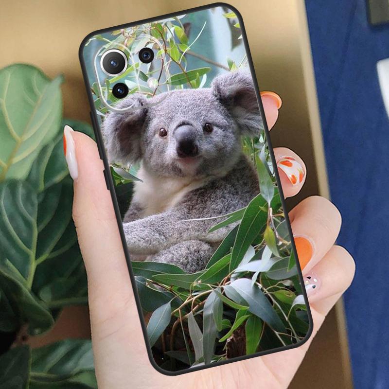 Чехол с коалой для Xiaomi 15 14 Ultra 13T 14T 15T Pro 17 Pro Max POCO X7 Pro X5 X6 F5 F6 F7 F8 Чехол