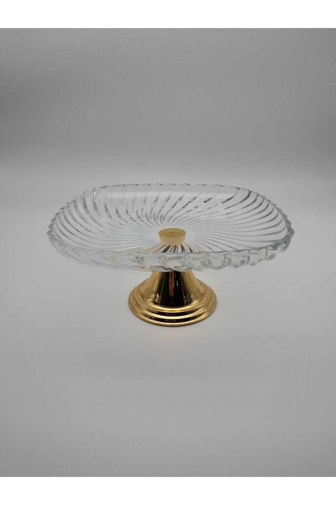 Подставка для презентаций из двух частей с золотым основанием, квадратная стеклянная, для сармы, долмы, салата, фруктов и торта, подставка для приданого