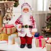 3D Santa Claus Figure Cute Christmas Decorations 12 Inch Standing Santa Doll  Window