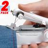 2/1Pcs Portable Manual Sewing Machines Mini Cordless Handheld Stitch Useful for DIY Household Clothes Leather Fabric Tools