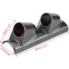 Carbon Fiber Universal Meter Gauge Pillar Mount Pod Holder Bracket Gauge Holder, for Auto Truck Boat Motorcycle (2 Hole)