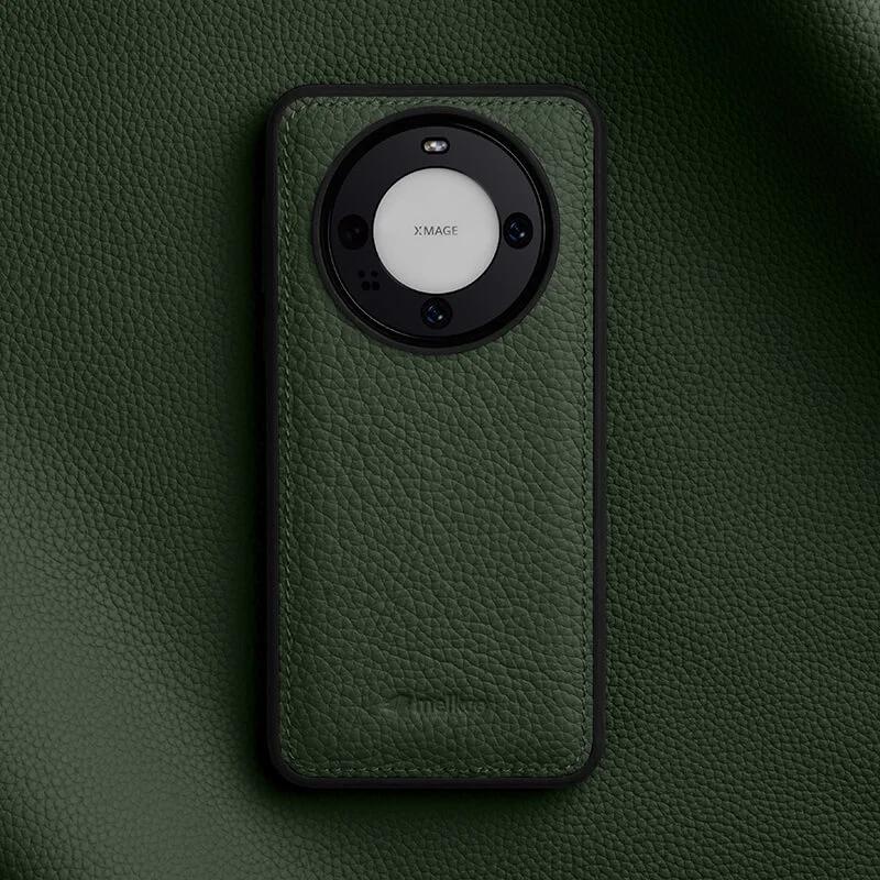 Оригинальный кожаный чехол Melkco из коровьей кожи для Huawei Mate 60 Pro Plus Mate 60 Силиконовый бампер Защита камеры Ударопрочная задняя крышка
