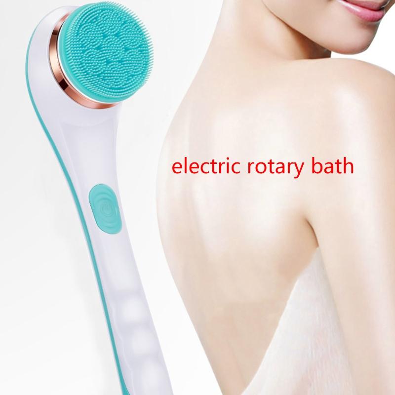 4 в 1 электрическая массажная щетка для чистки душа автоматический набор скрубберов для домашнего ухода прибор для чистки спины
