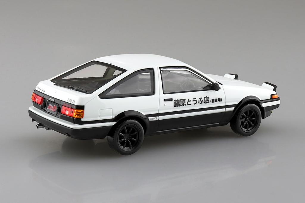 Aoshima Bunka Kyozai Rakupla Snap Kit Initial D Hachiroku Scale Plastic Model (AOSHIMA) No. CM-1 Takumi's 1/32 Pre-Colored