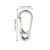 30 Pcs Heavy Duty Carabiner Hook Mini Quick Release Hook Durable Spring Snap Hook  Outdoor Camping