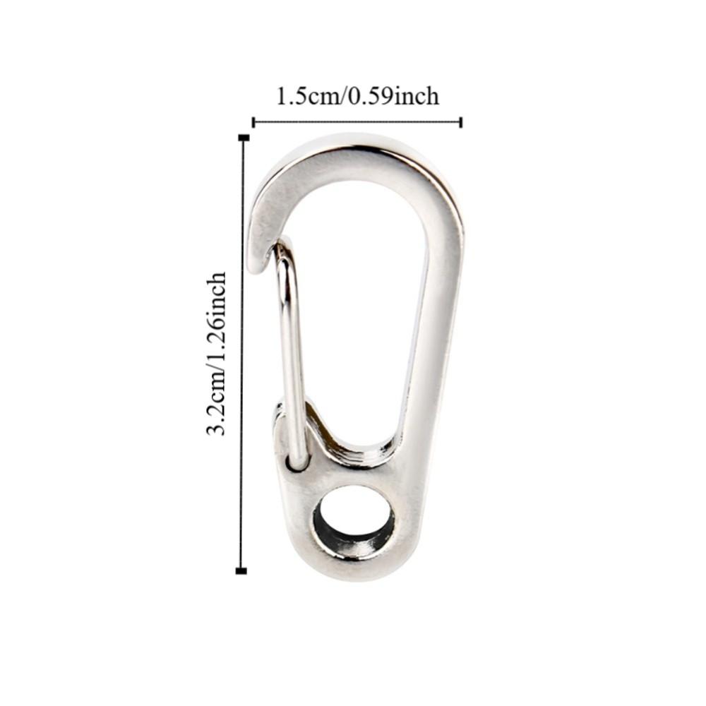 30 Pcs Heavy Duty Carabiner Hook Mini Quick Release Hook Durable Spring Snap Hook Outdoor Camping