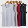 Men's Ice Silk Mesh Sleeveless Summer Fitness Vest