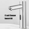 Automatic Sensors Faucets with High Sensitivity Detection Hygienic Water Flows Control Device for Sink Vanity Upgrades