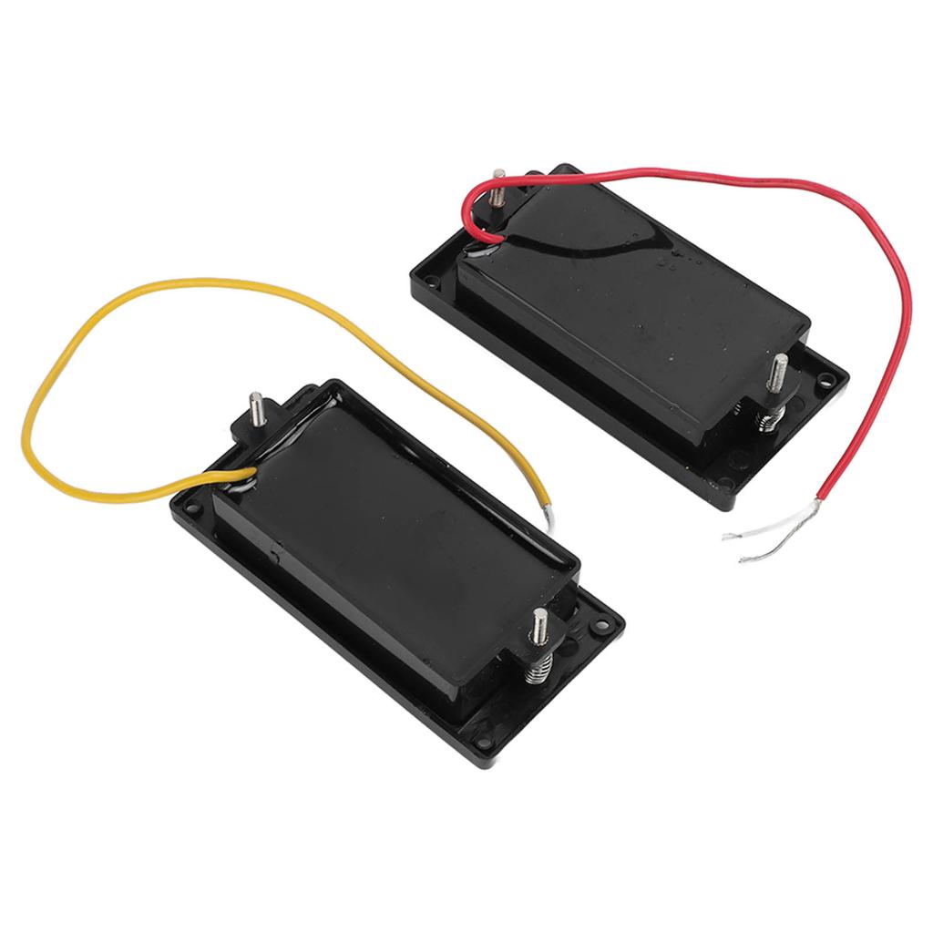 Звукосниматель для электрогитары, металлический бриджевый и нековый, с закрытым двойным звукоснимателем, части музыкального инструмента