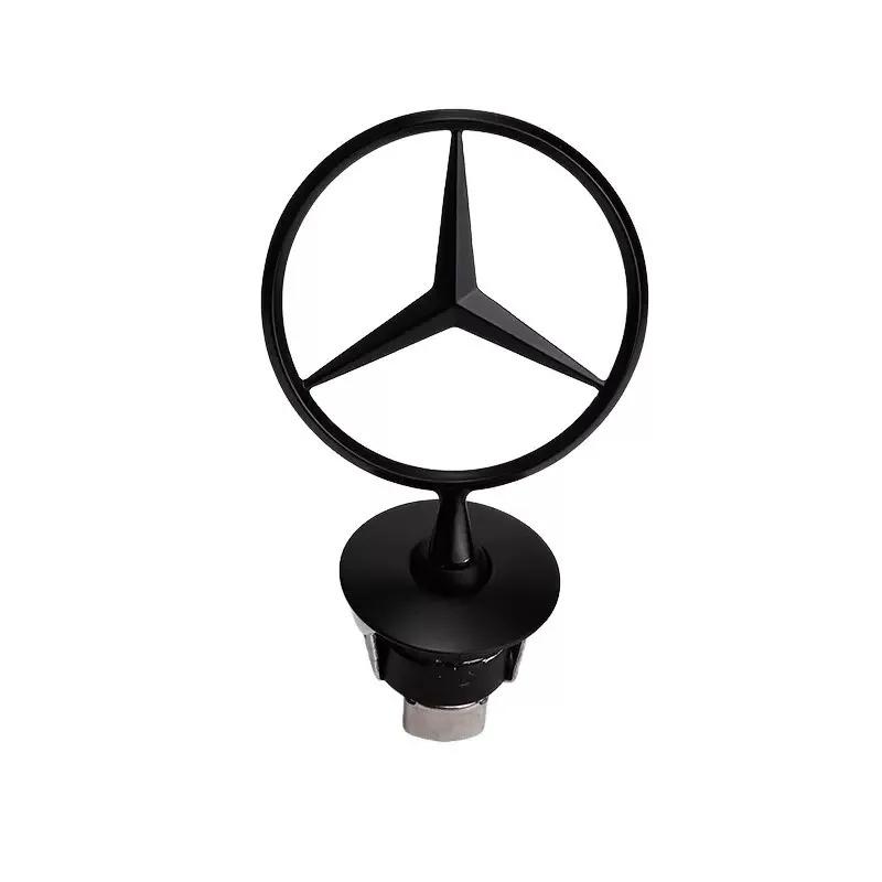 XDFMN1 Hot 2026 New For Benz Hood Stand Logo Star Badge Front Bonnet Car Emblem for Mercedes Benz W163 W204 W212 W210 W220 W24 C200 C20