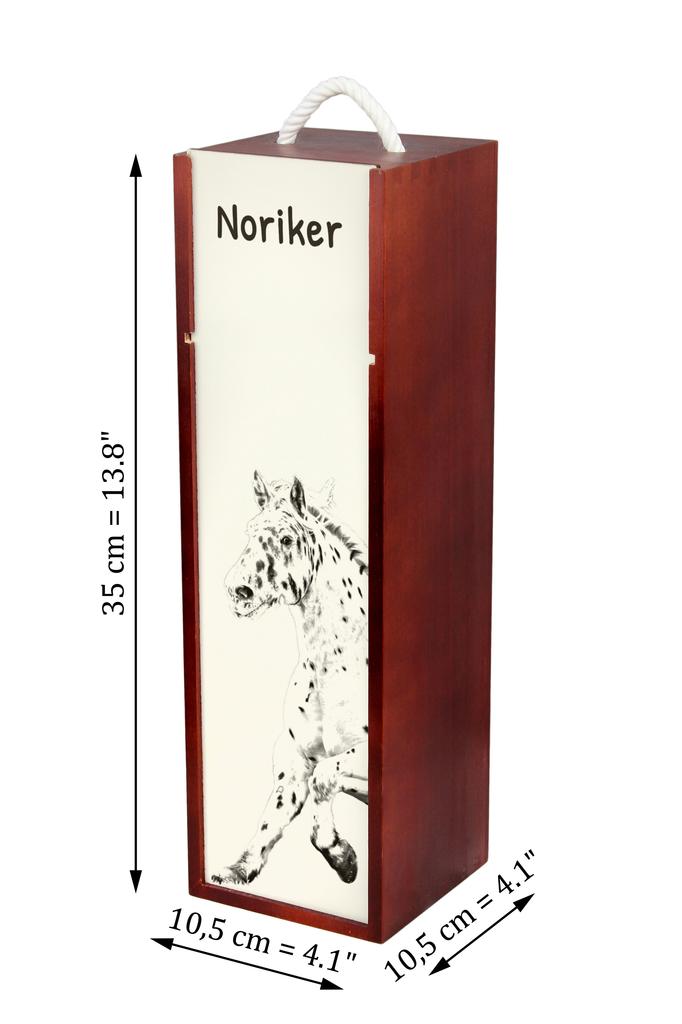 Noriker – Wine box with a horse, alcohol box with graphics | Art-Dog