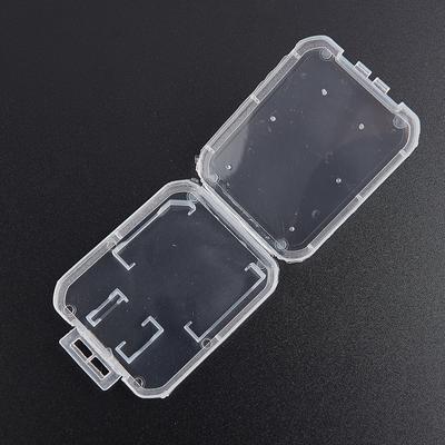 10Pcssd чехол для карты Прозрачный стандартный чехол для SD, SDHC, MicroSD, защитный держатель