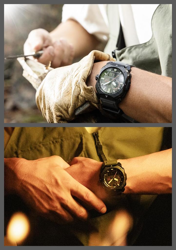 Часы Protrek Climber Line Radio Solar Biomass Plastic Gray [Casio] [] PRW-6900BF-1JF Мужские