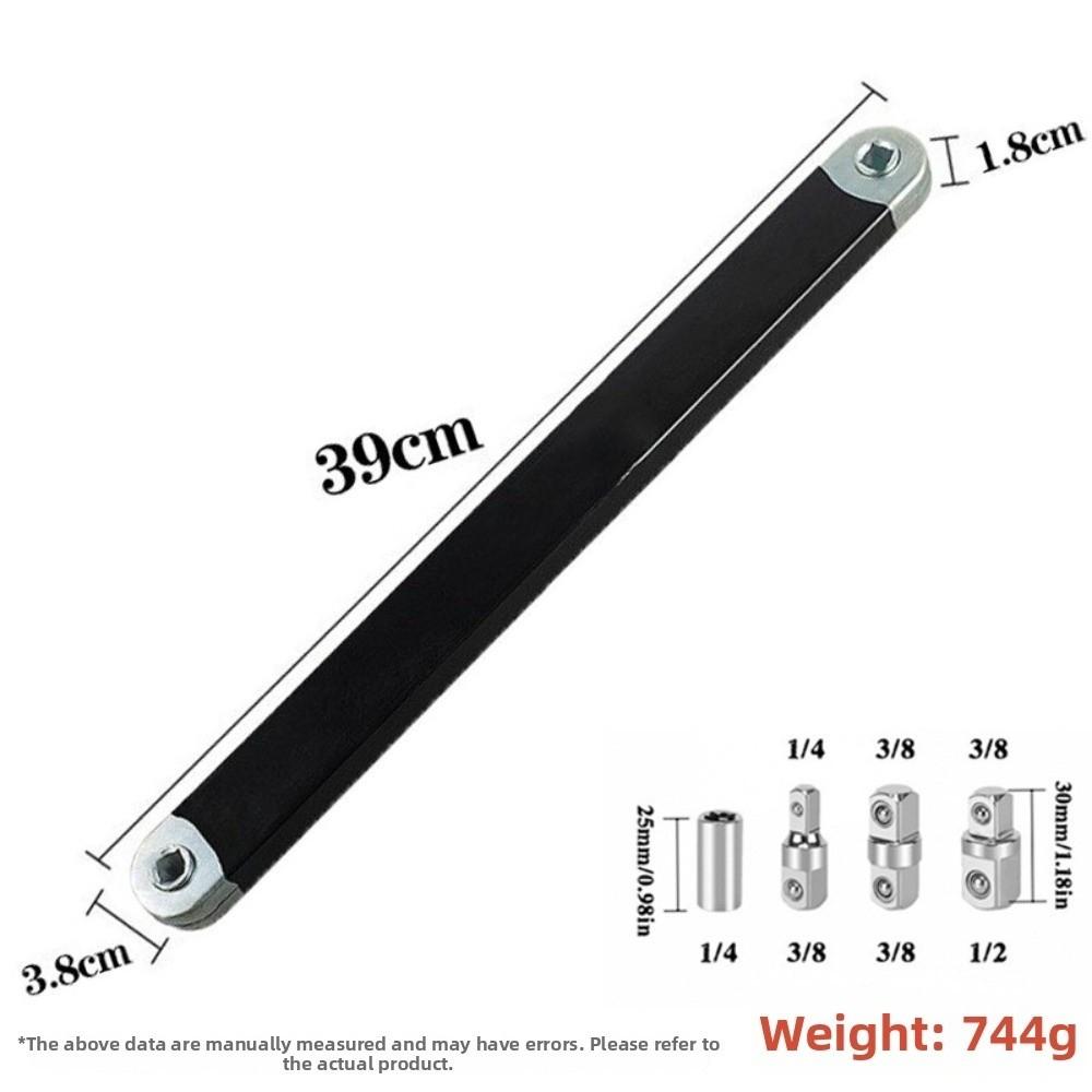 Professional Grade Offset Extension Wrench 1/2 1/4 3/8 Drive Compact Extension Wrench Car Repair
