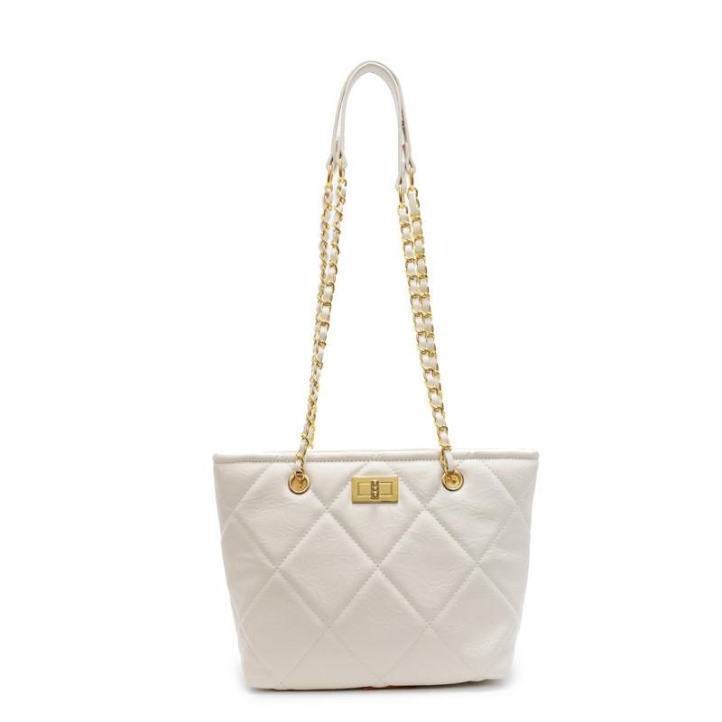 IELGY Large-Capacity One-Shoulder Diagonal Female Bag Spring Fashion Korean Version Work Commuter Underarm Tote Bag