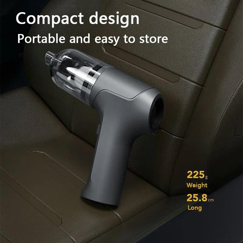 2024 15000pa Car Mounted Wireless Vacuum Cleaner Integrated Blowing Suction Functions High-power Household Handheld Portable Vacuums Cleaners