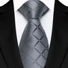 Single Color Mens Necktie Satin Groom Jacquard Luxury Plaid & Checks Ties  Party Accessories