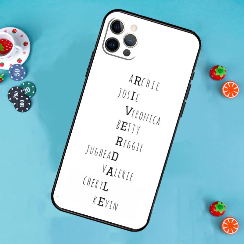 Riverdale Phone Case For iPhone 17 Air 15 14 13 12 11 16 Pro Max 13 12 mini 15 16 Plus 16e Cover Funda