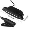 Acoustic Guitar Magnetic Pickup Passive Magnetic Soundhole Coil Pick-up 6.35mm Jack with Cross