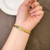 Enamel Open Peacock Bracelet Ethnic Style Women's Retro Versatile Jewelry