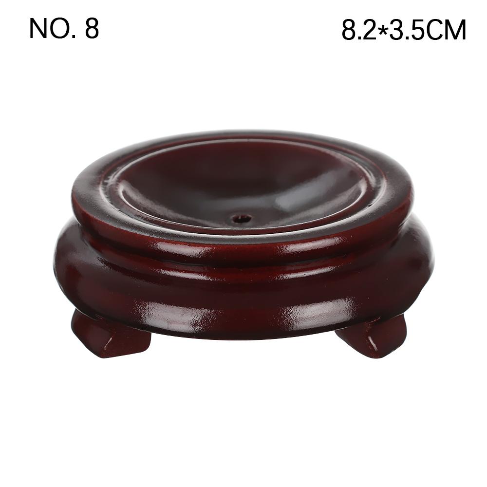 Natural Wood Holder Globe Base Miniature Display Stand Statue Pedestal Magic Sphere Holder Desktop Ornament For Crystal Ball Hot