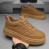 2025 spring men's platform trend casual shoes new inner height increase versatile board shoes running sports men's shoes