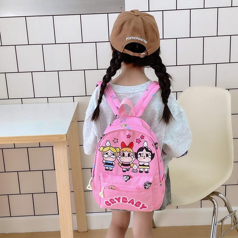 Милый мультяшный детский рюкзак с принтом плачущего кролика для дошкольников