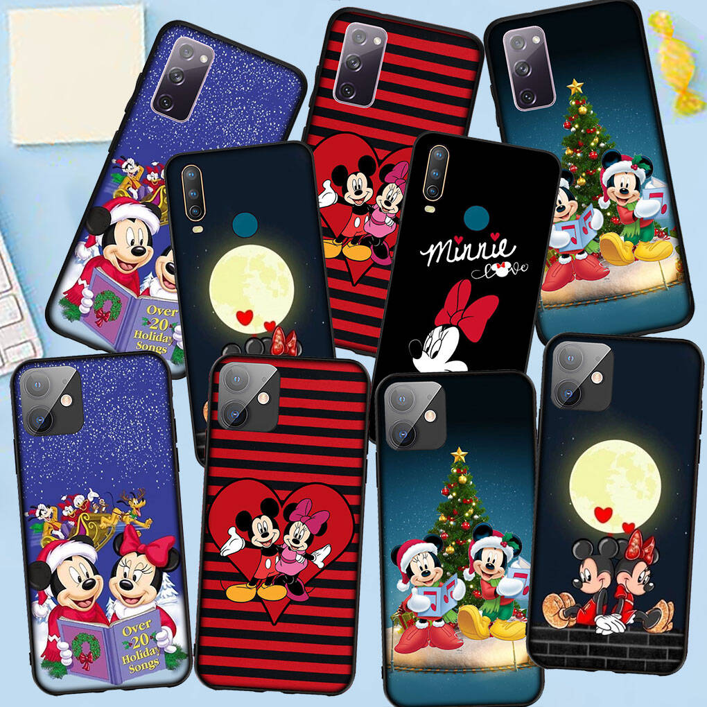 Чехол для телефона для iPhone 17 16 15 Xiaomi Poco F8 F7 X7 X6 M8 C85 C75 C71 Redmi Note 14 13 12 11 Pro Max A4 14C 13C 15C Мультяшный Микки Маус Минни Чехол