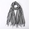 Fashion Spring Winter Scarves Women Wraps Solid Color Thin Shawl Lady Faux Cashmere Warm Headscarf
