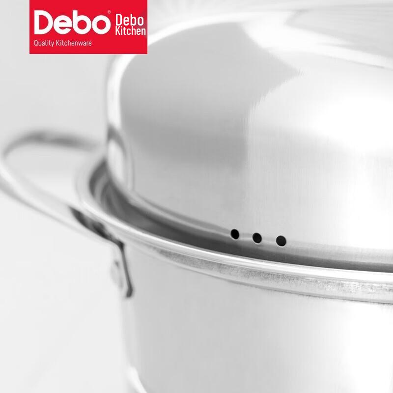 Двухъярусная пароварка и суповая кастрюля из нержавеющей стали Debo