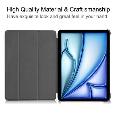 Для iPad Эйр 13 (2025)/(2024) Чехол-подставка из кожи с защитой от падения и планшета