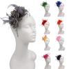 Wedding Elegant Women Headband Hair Accessories Feather Fascinator Hat