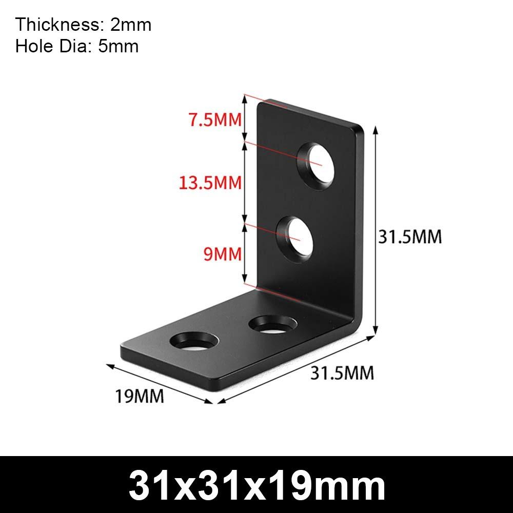 1Pcs Stainless Steel Angle Bracket 90 Degree Mending Plate Durable Corner Stand  Furniture Hardware