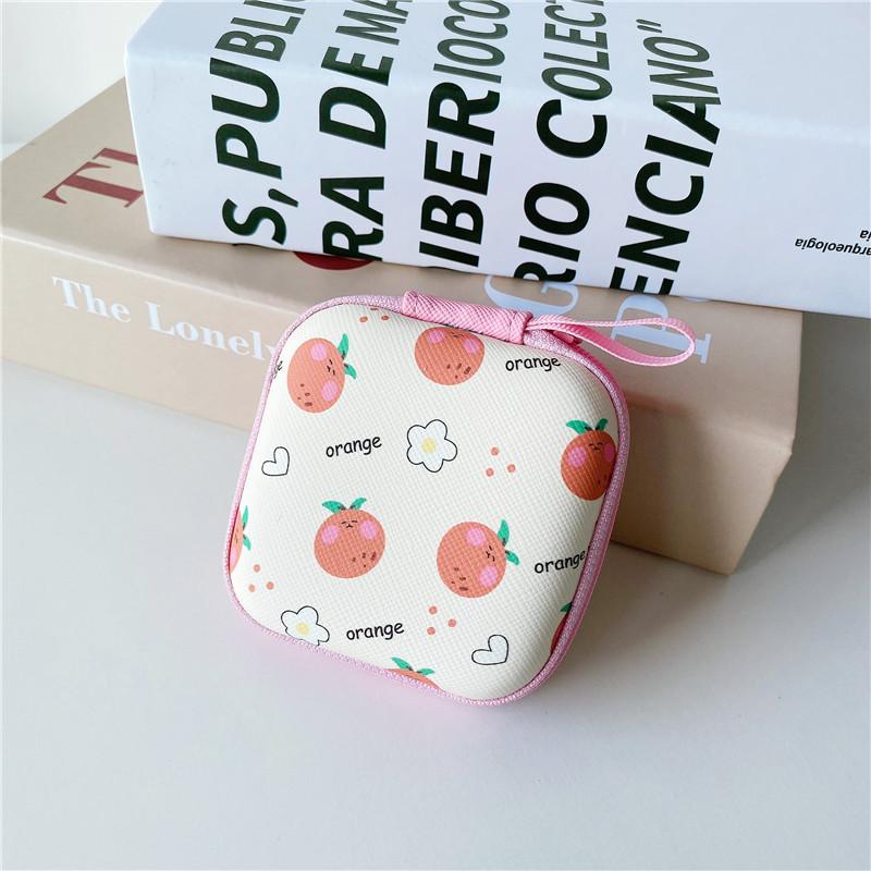 9,5*13,3 см коробка для наушников на молнии кабель для передачи данных зарядная линия кабель чехол для хранения сумка для женщин и девочек помады карты коробка для хранения монет