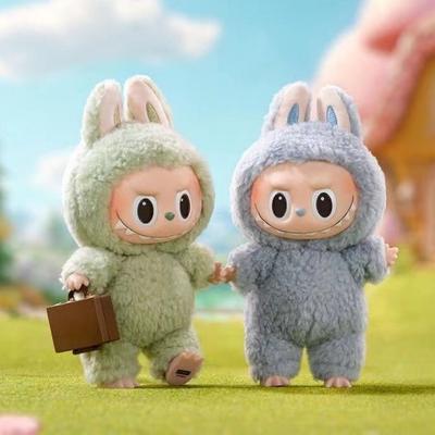 Bubble labubu tide play blind box labubu плюшевые игрушки виниловое лицо макароны родина высокое качество