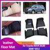 Автомобильный коврик для Toyota RAV4 XA30 2006~2012 2007 Водонепроницаемый кожаный коврик-вкладыш на пол Коврик-чехол Аксессуары