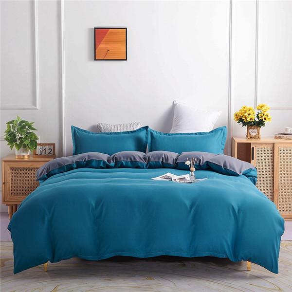 Bed Linens Bedding Sets Nordic Style Duvet Cover Set Quilt Cover and Pillowcase Double Sided Queen King Size