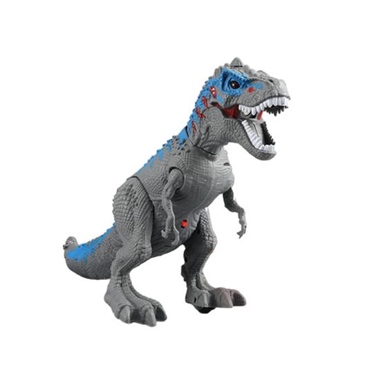 Электрическая модель динозавра, игрушка со световыми и звуковыми эффектами, питание от батареи, реалистичная фигурка динозавра, подвижное соединение и распыление, имитация динозавра