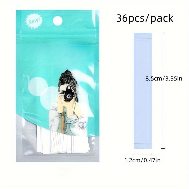 36 шт./набор Невидимые Нескользящие Наклейки, Двусторонняя Лента Наклейка на Грудь Клейкая Лента для Бретелей Рубашки