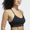 Adidas Soft Comfortable Logo Sports Bra Women Underwear Black FJ6089