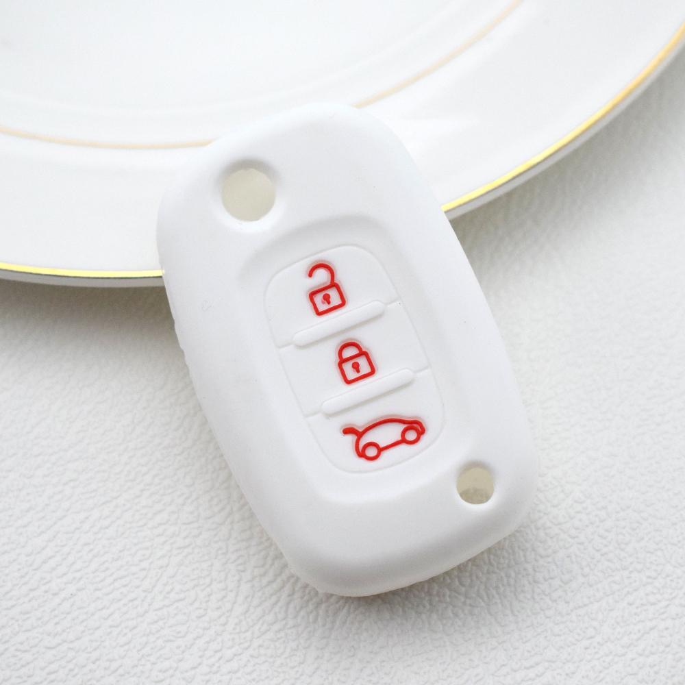 Силиконовый чехол для автомобильного ключа с дистанционным управлением для Renault Fluence Megane Clio Kangoo Twingo для LADA Priora Vesta Xray Kalina