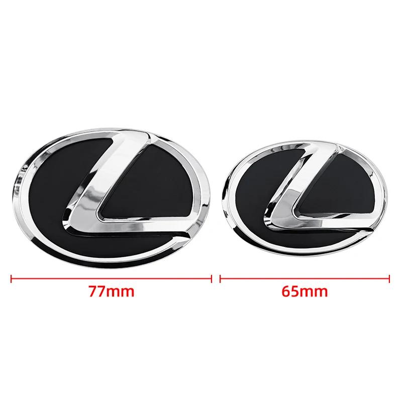 PHL1  65mm 77mm Car Steering Wheel Logo Sticker Badge Accessories For Lexus CT200H ES250 ES300H IS250 GS300 GS460 GX470 LS400 LX470