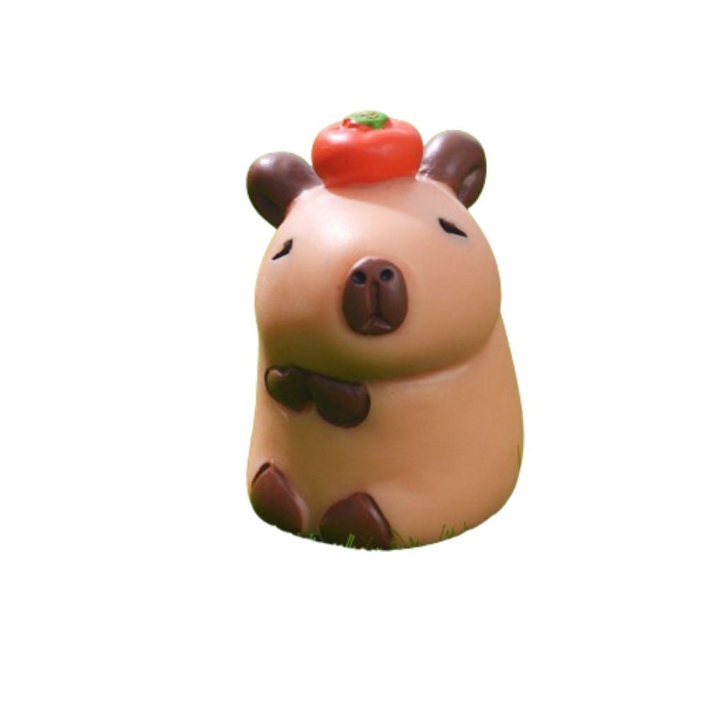 Фигурки животных Игрушки Модель Симуляция Капибара Фигурки животных Мультяшная фигурка Симуляция Модель капибары