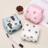 Women Sanitary Napkin Tampon Storage Bag Portable Waterproof Organizer Pouch Cartoon Pattern Sanitary Napkin Bag