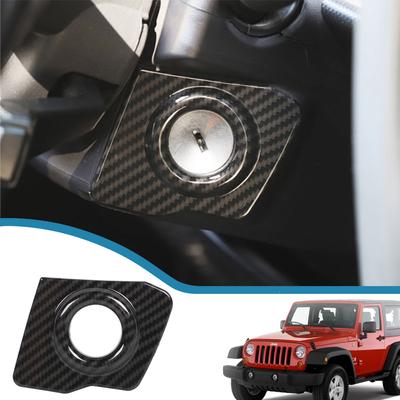 Кнопка запуска автомобиля, ручка переключателя, украшение для Jeep Wrangler JK 2007-2017, Jeep Compass 2007-2016, внутренние молдинги