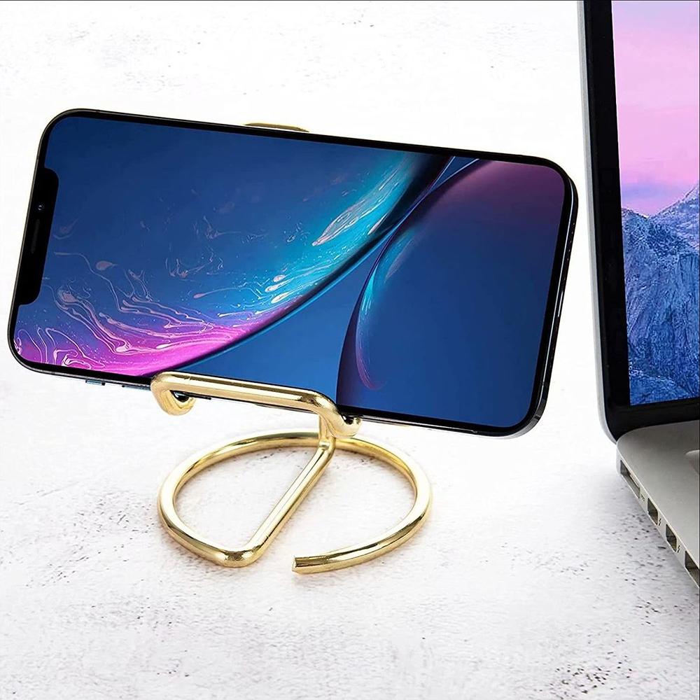 Desktop Phone Holder Simple Metal Business Card Holder Stand Office Desktop Business Name Card Display Organizer