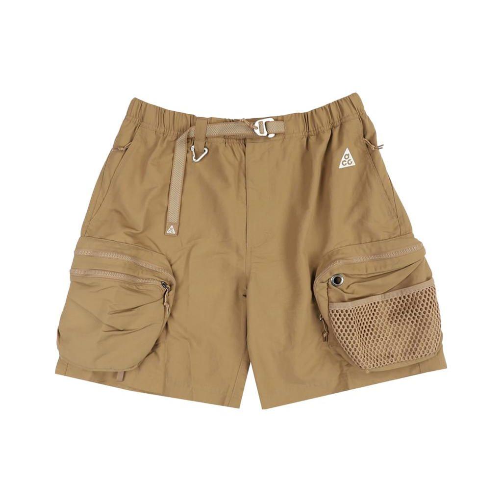 Nike ACG Series Multi-Pocket Outdoor Casual Loose Cargo Shorts Men Shorts Yellow DN3945-258