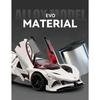 1/18 Apollo Project EVO Supercar Diecast Alloy Metal Model Toy Car Sound & Light High Simulation Home Decorations Birthday Gifts