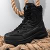 Men Boots Desert Tactical Boots High Top Outdoor Hiking Shoes Ankle Work Safty Sneakers