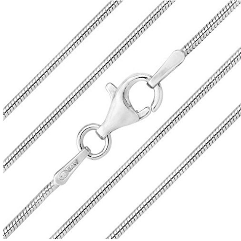 European Style Fashion Unisex Round Snake Chain Long Necklace Chains Exquisite Elegant Women All-Match Jewelry